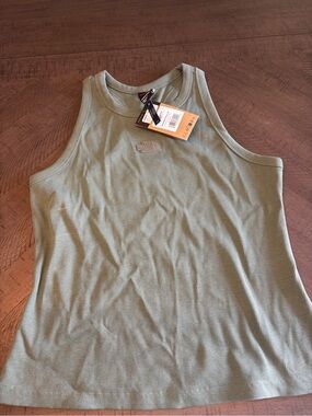 The North Face Women's Sage Green Ribbed Tank Top